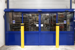 Commercial sliding doors